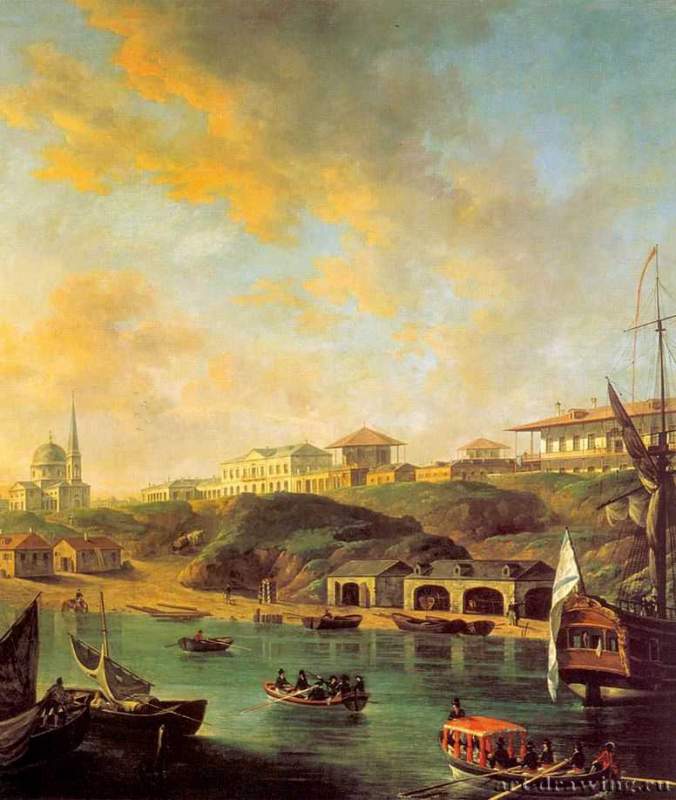 Вид города Николаева. 1799 - View of the city of Mykolayiv. 1799
197 х 178 смХолст, маслоАкадемизмРоссияМосква. Государственная Третьяковская галерея